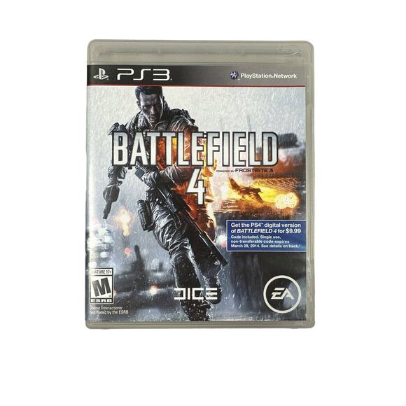 PlayStation Other - Battlefield 4 (Sony PlayStation 3, 2013) Authentic, CIB, Tested
